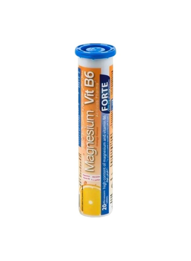 Active Lab Magnesium and Vitamin B6 20 Effervescent TabletsActive Lab Magnesium and Vitamin B6 20 Effervescent Tablets